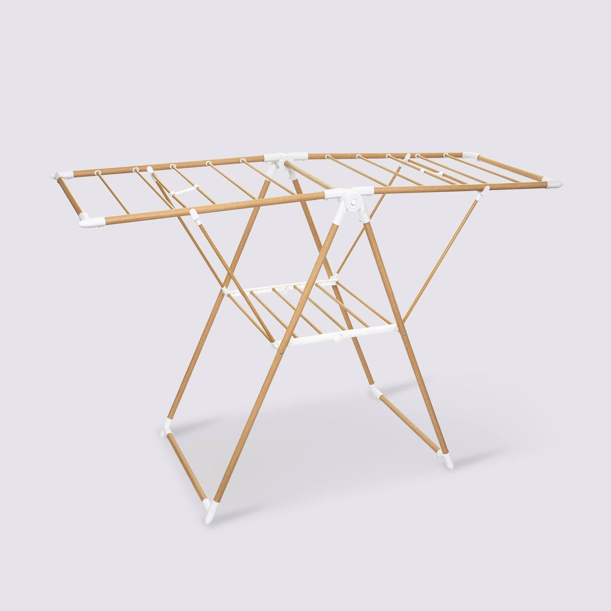 Tendedero plegable acero inox marrón 136x52x92cm (5)