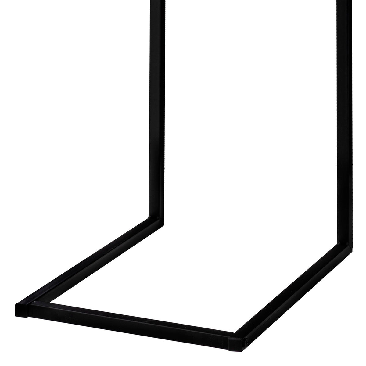 Mesa extremo de sofá metal negro y madera (6)