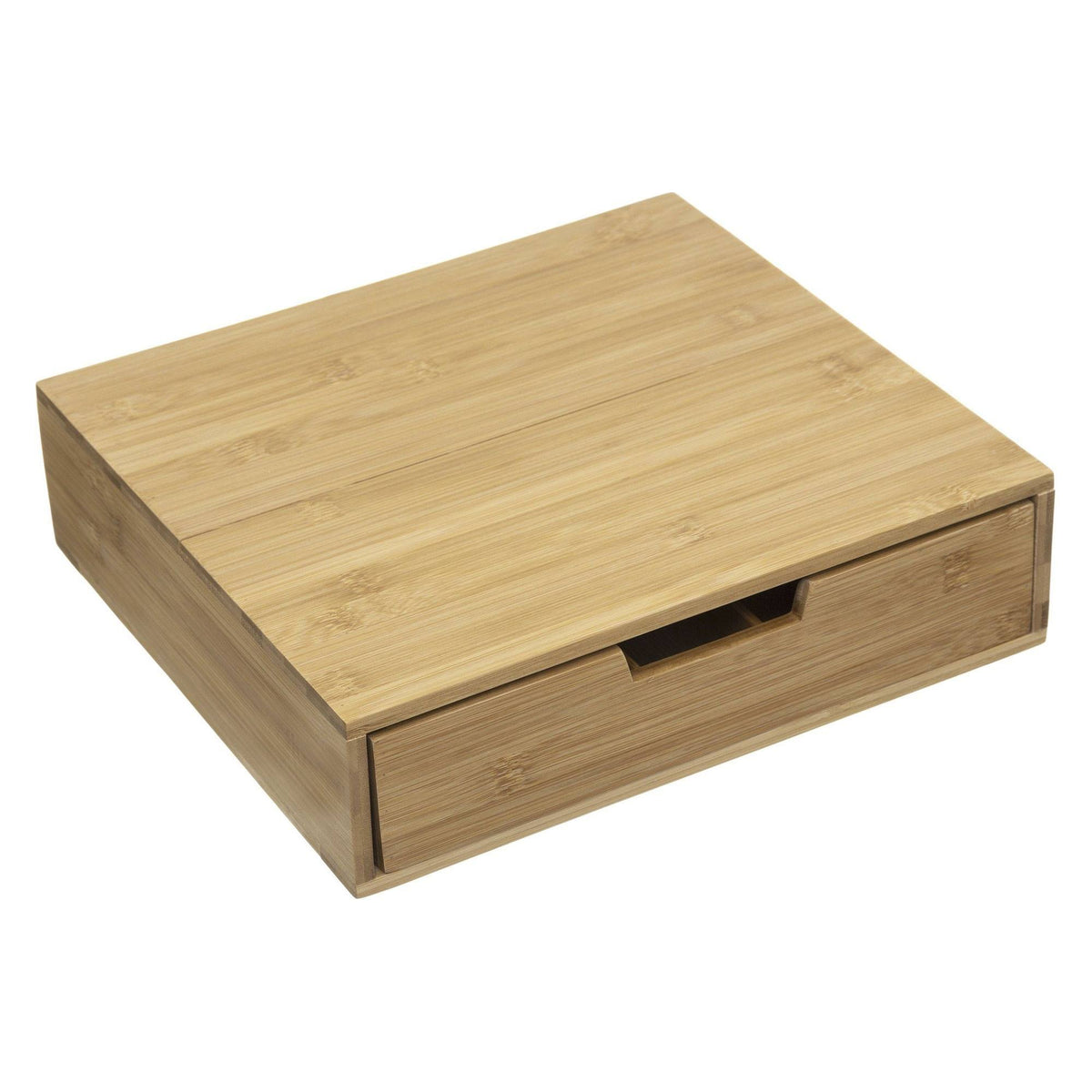 Portacápsulas bambú 1 cajón 34,5x30,5x8cm (8)
