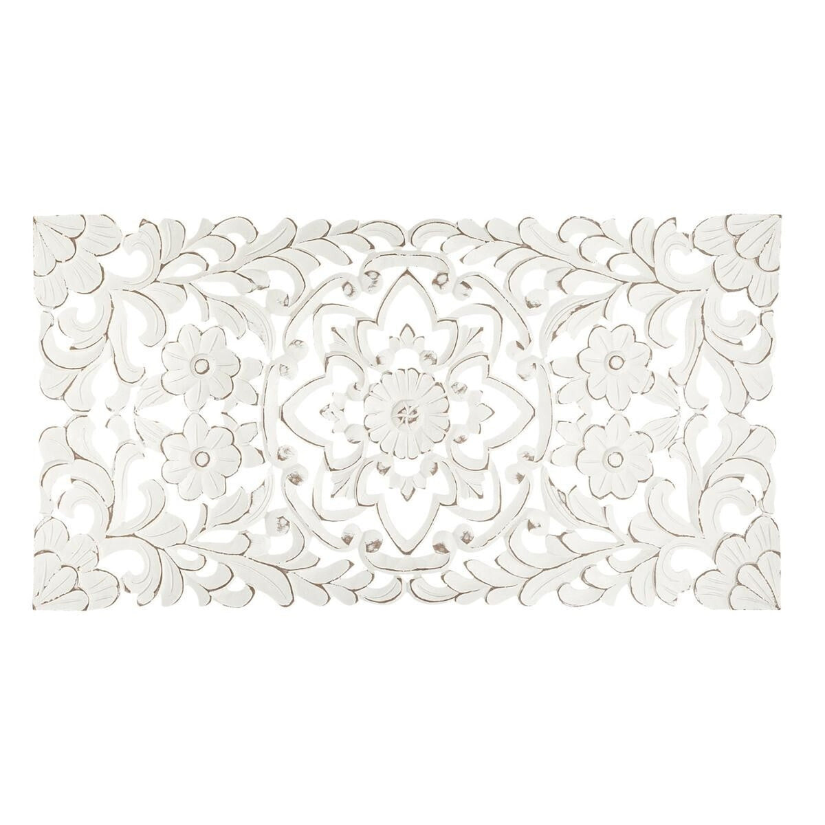 Decoración de pared madera tallada Fanny 85x45cm