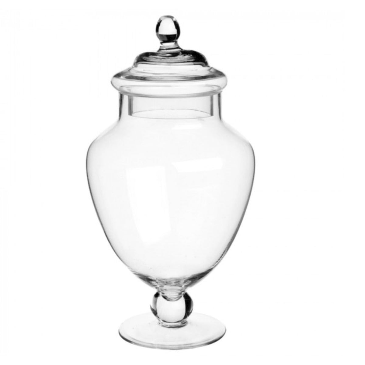 Tarro cristal para caramelos con pie 2,1L