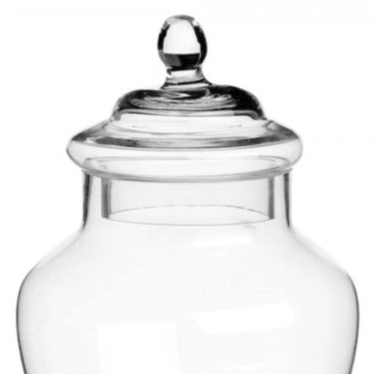 Tarro cristal para caramelos con pie 2,1L (9)