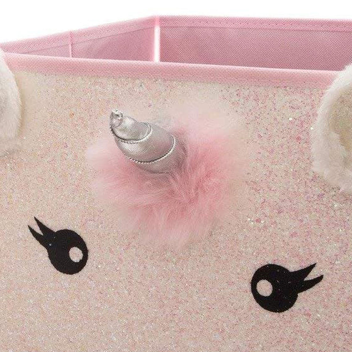 Caja almacenamiento infantil unicornio rosa 29x39,5x29cm (6)