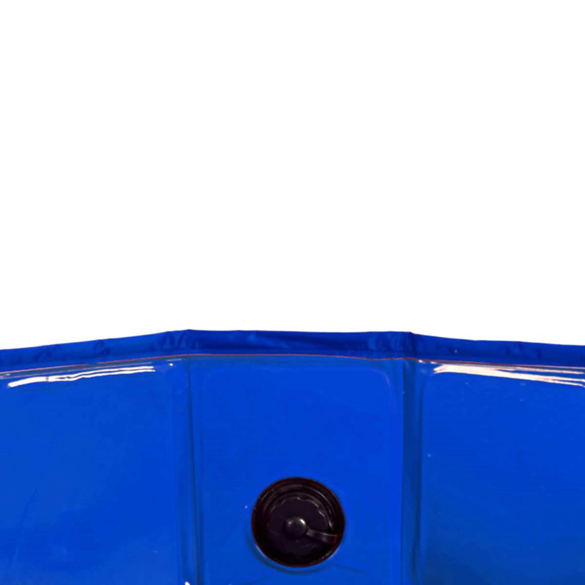 Piscina desmontable para mascotas Ø120x30cm azul antideslizante (4)