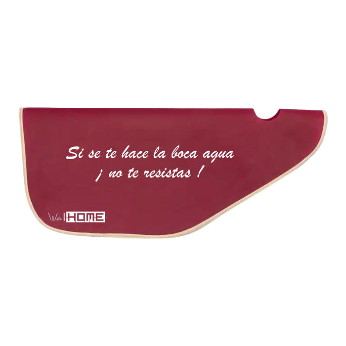 Funda para jamón Tiberic color burdeos