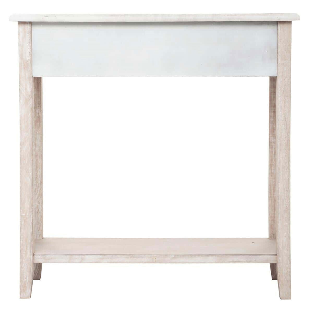 Consola 2 cajones madera blanca inspirada en la naturaleza (7)