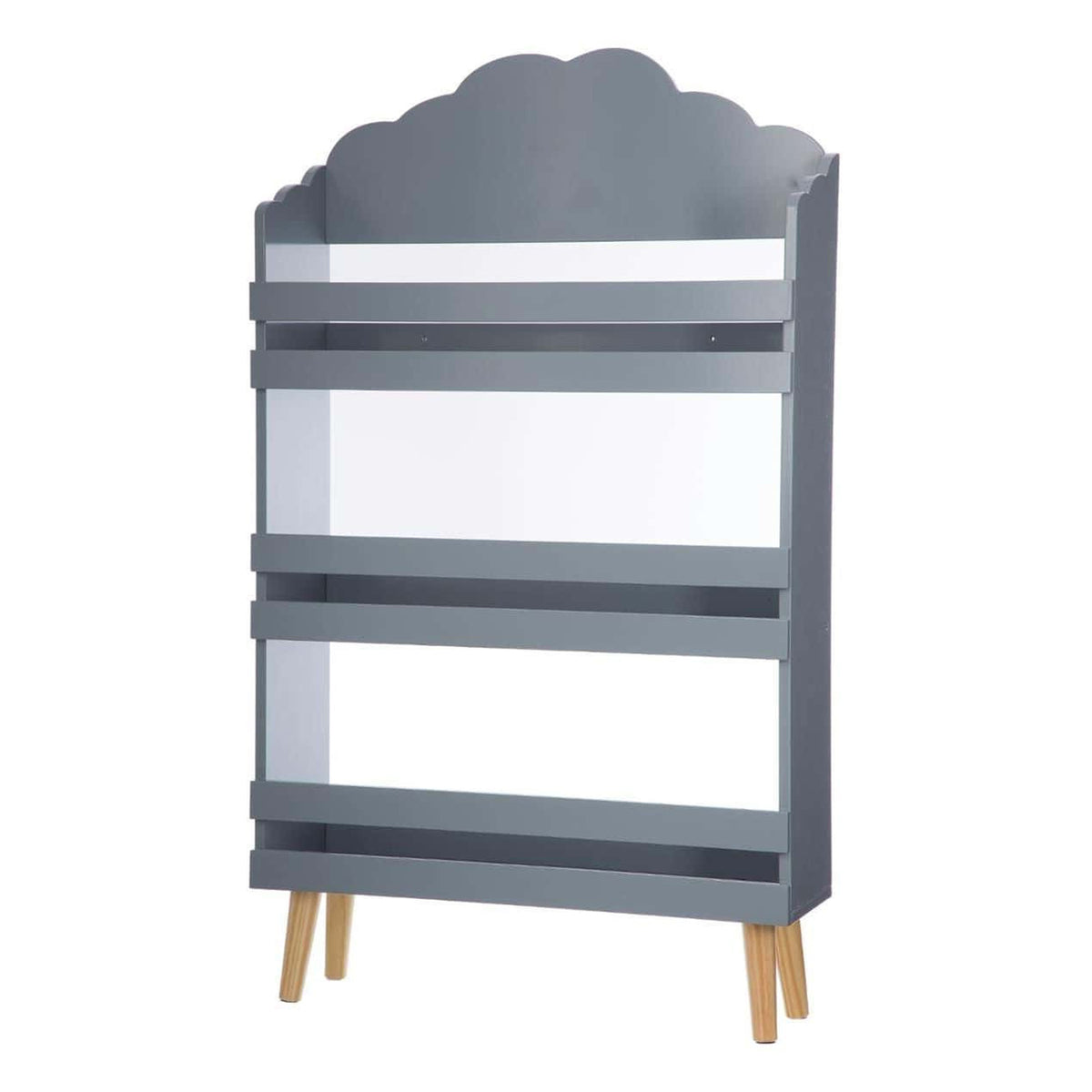 Librería infantil 3 estantes color gris