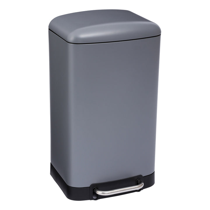 Papelera con pedal antracita 30L