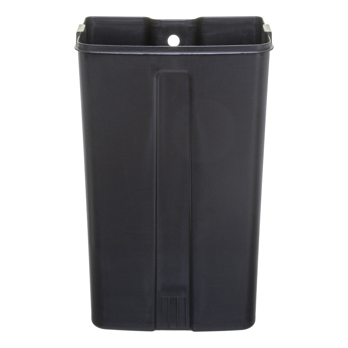 Papelera con pedal de metal gris metalizado 30L (6)