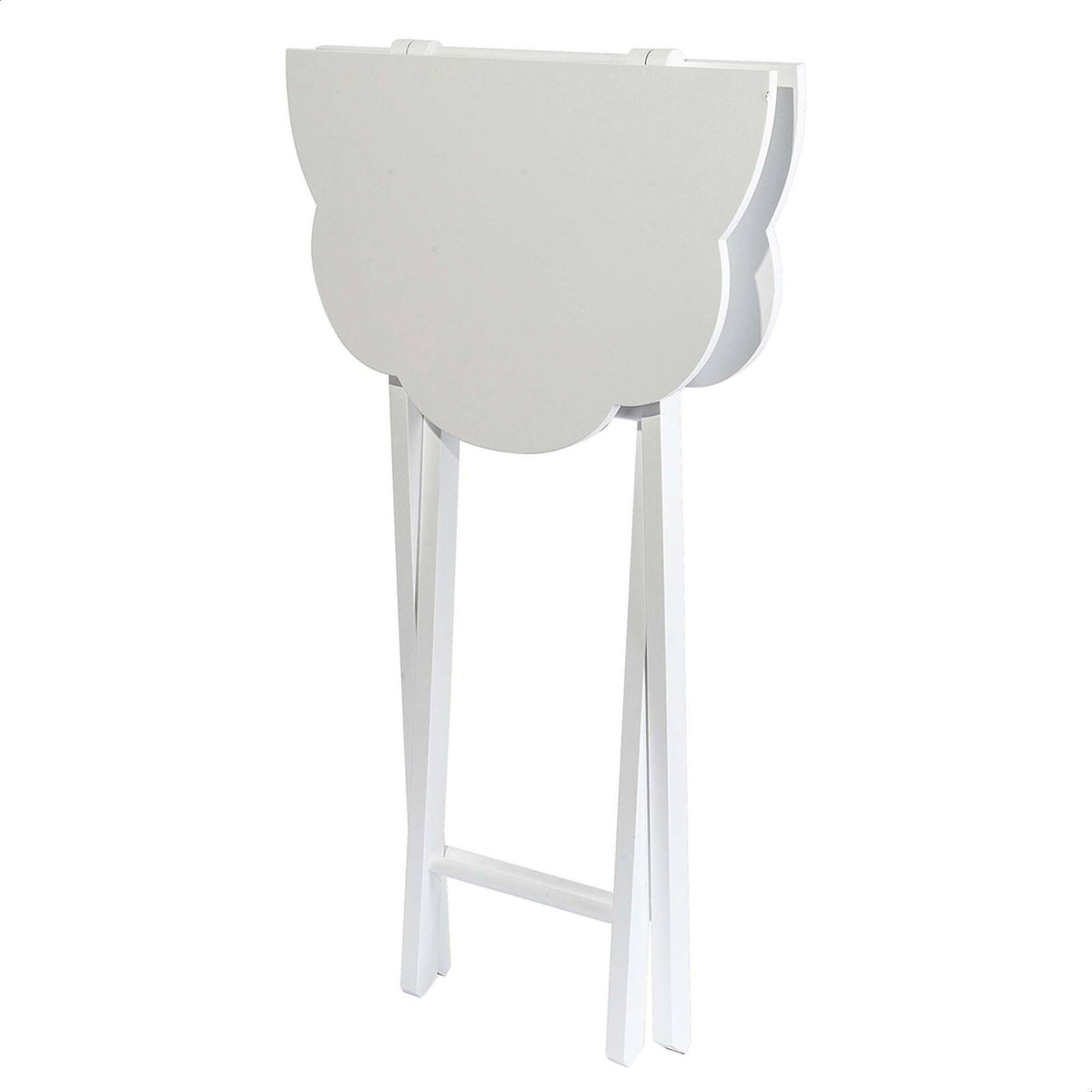 Mesa infantil plegable MDF blanca 62,5x48x51,5cm (3)