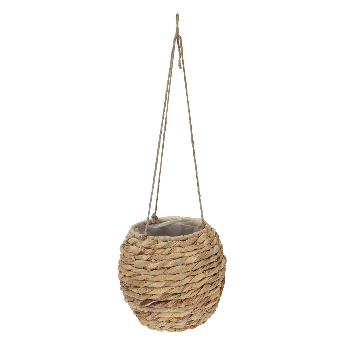 Juego 2 cestas macetero de fibra natural Ø17-Ø24cm (3)