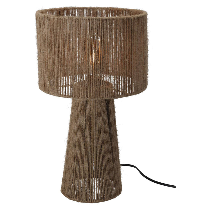 Lámpara de mesa en yute natural Ø27x45cm