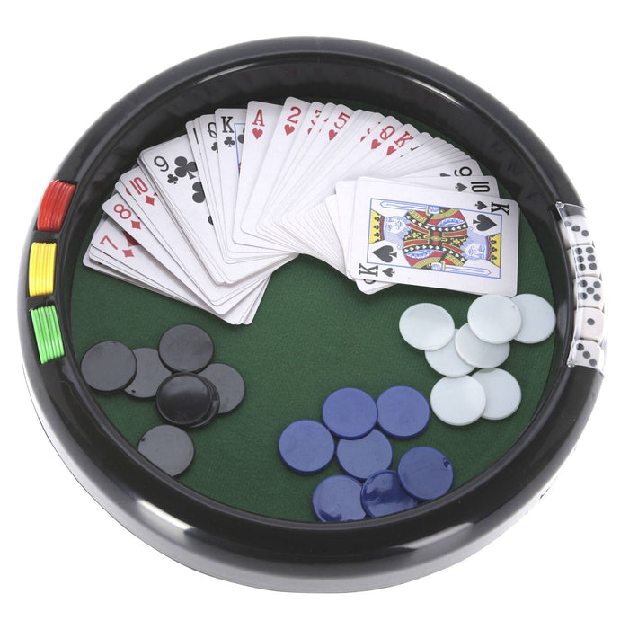 Juego de casino formato redondo en PP 41,5x41,5x24cm