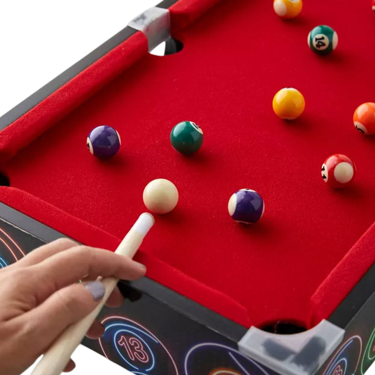Juego de mini mesa de billar (5)
