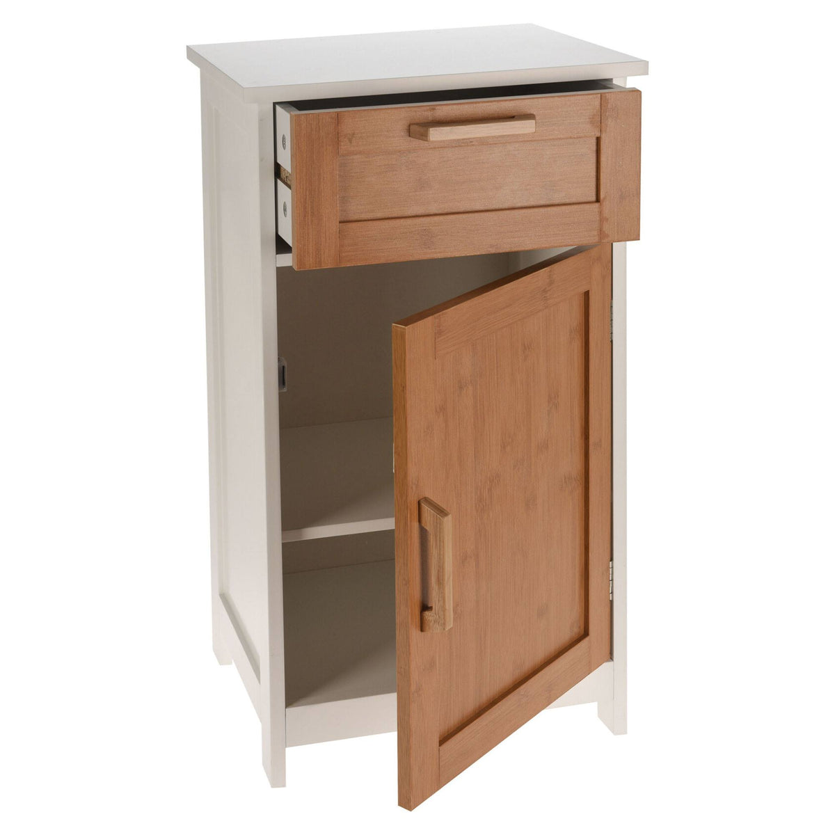 Armario en MDF color bambú H.70cm (3)