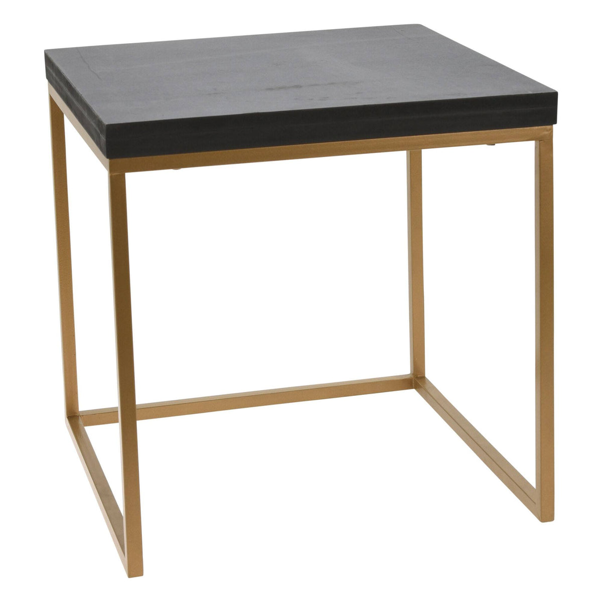 Juego de 3 bancos madera y metal color negro (5)