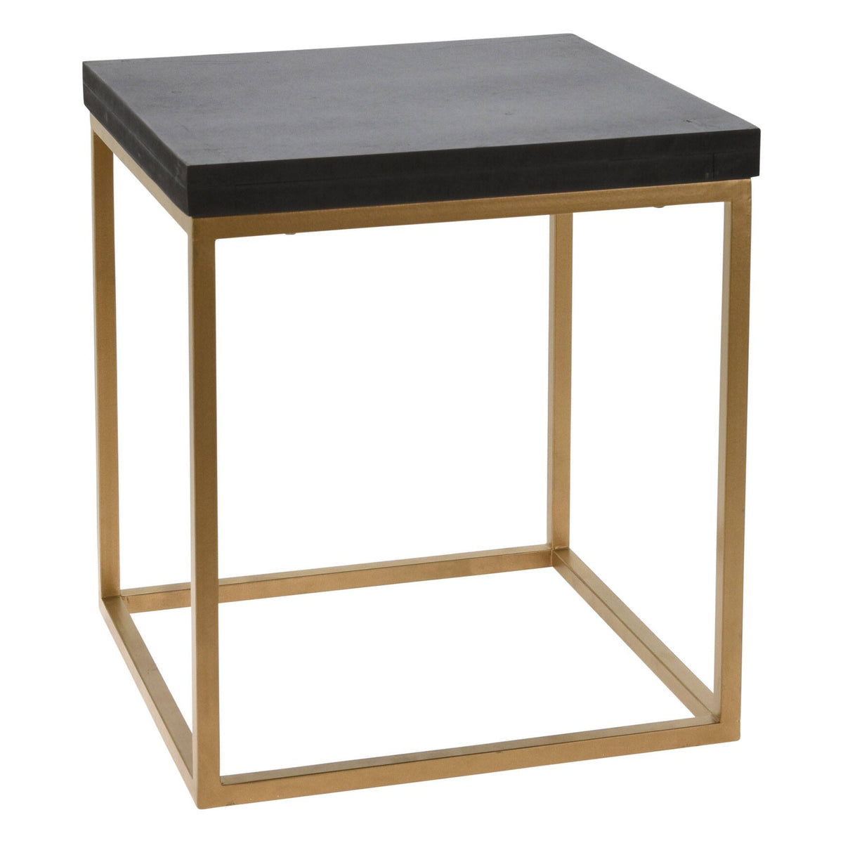Juego de 3 bancos madera y metal color negro (6)
