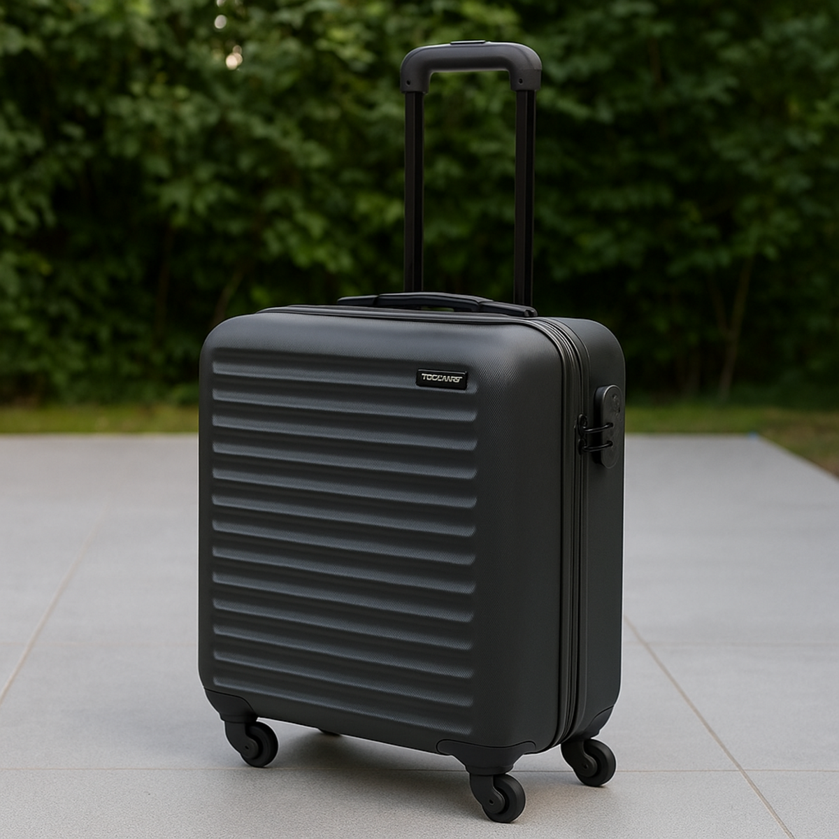 Maleta trolley ABS 16'' 4 ruedas color negro (5)