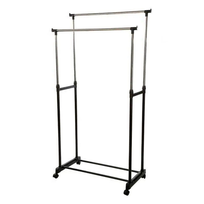 Perchero burro doble para ropa 80x42x170cm