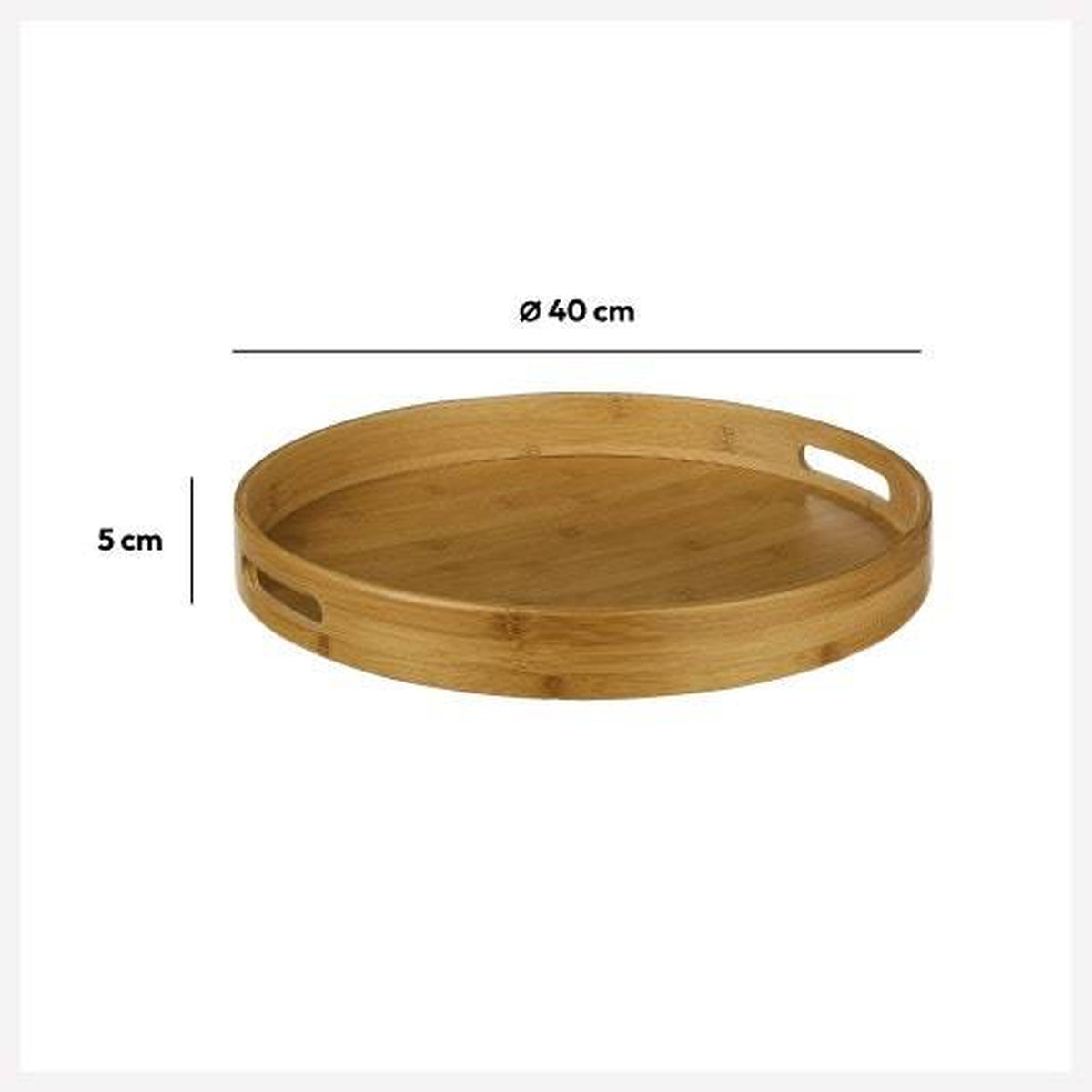 Bandeja redonda de bambú Ø40cm (7)