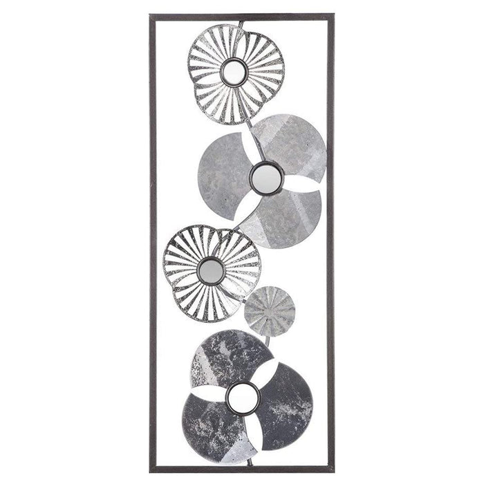 Decoración de pared de metal diseño flor