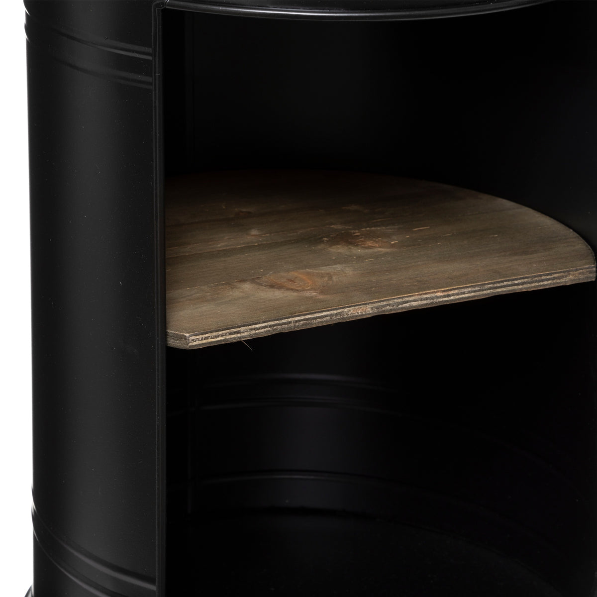 Mesa de centro negro madera melamina (5)