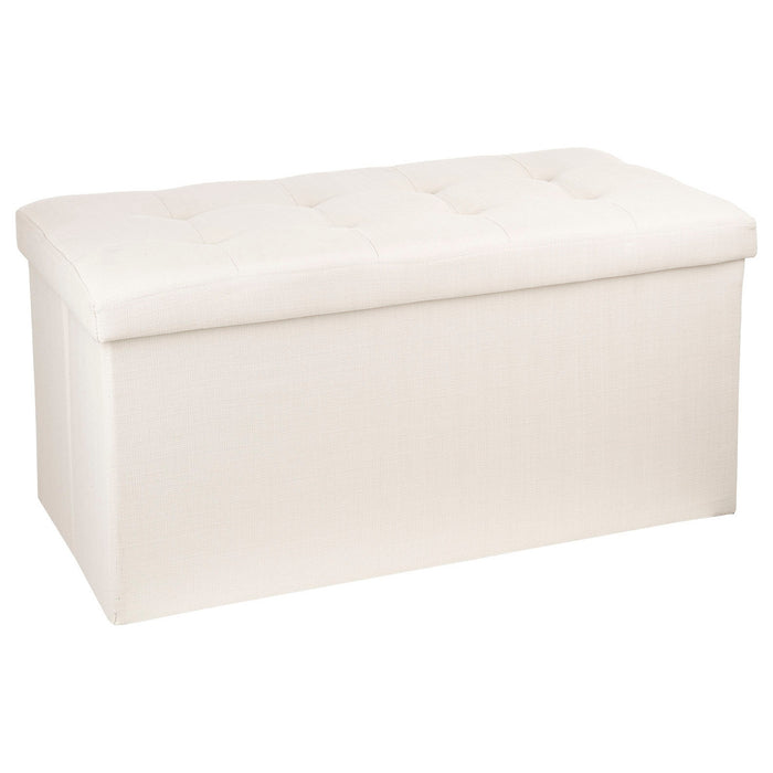 Puf plegable doble color beige