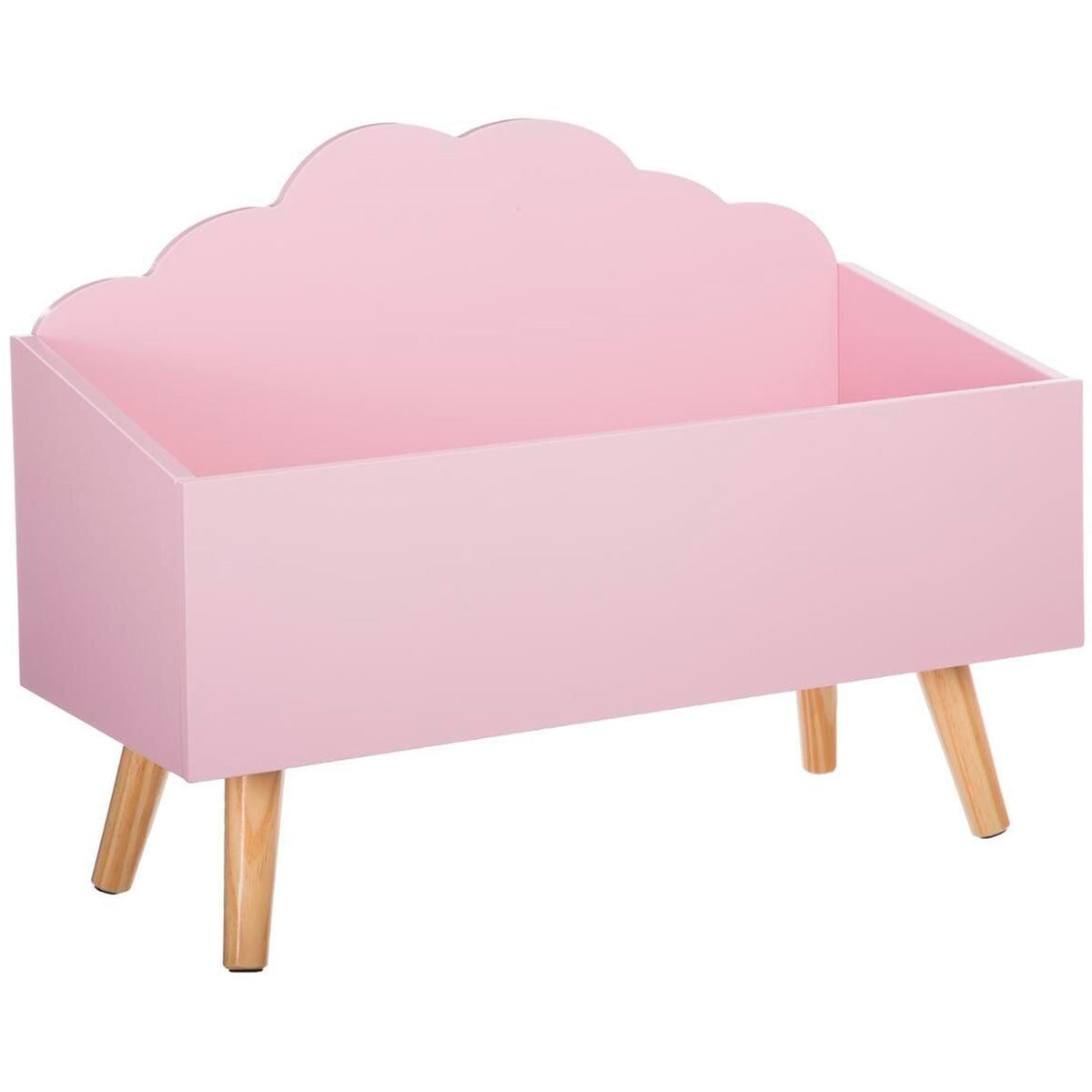 Baúl infantil Cloud color rosa