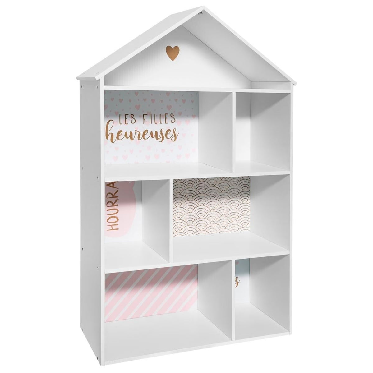 Librería infantil color rosa