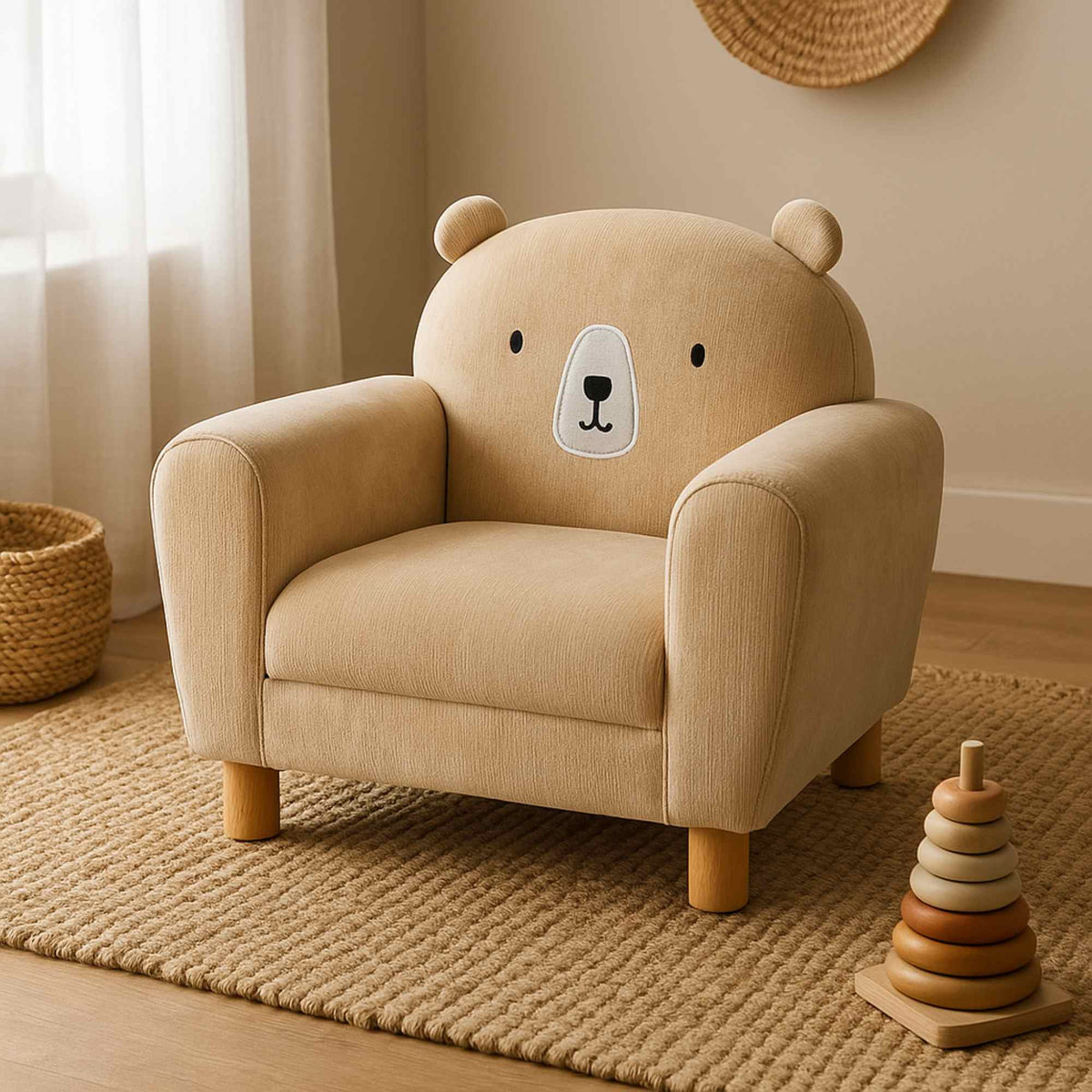 Sillón infantil en forma de oso (3)