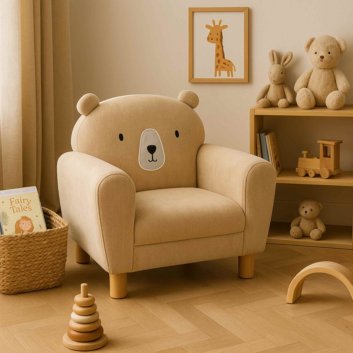 Sillón infantil en forma de oso (4)