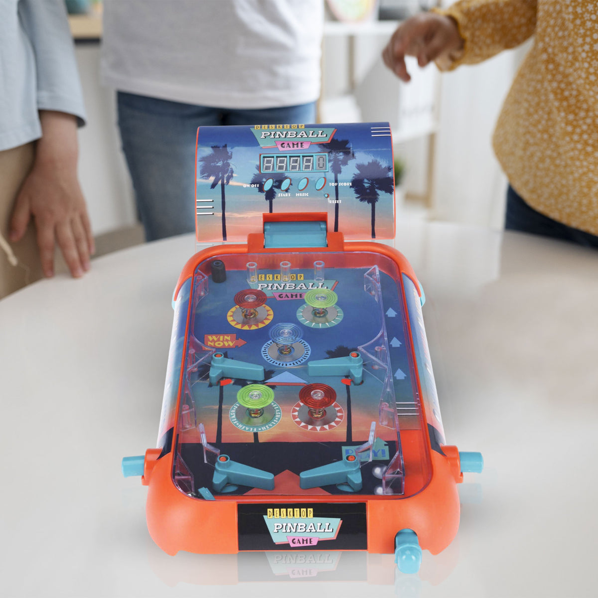 Juguete pista de pinball con luz y música 53x26x5cm (4)