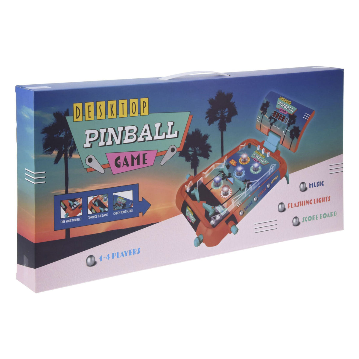 Juguete pista de pinball con luz y música 53x26x5cm (5)