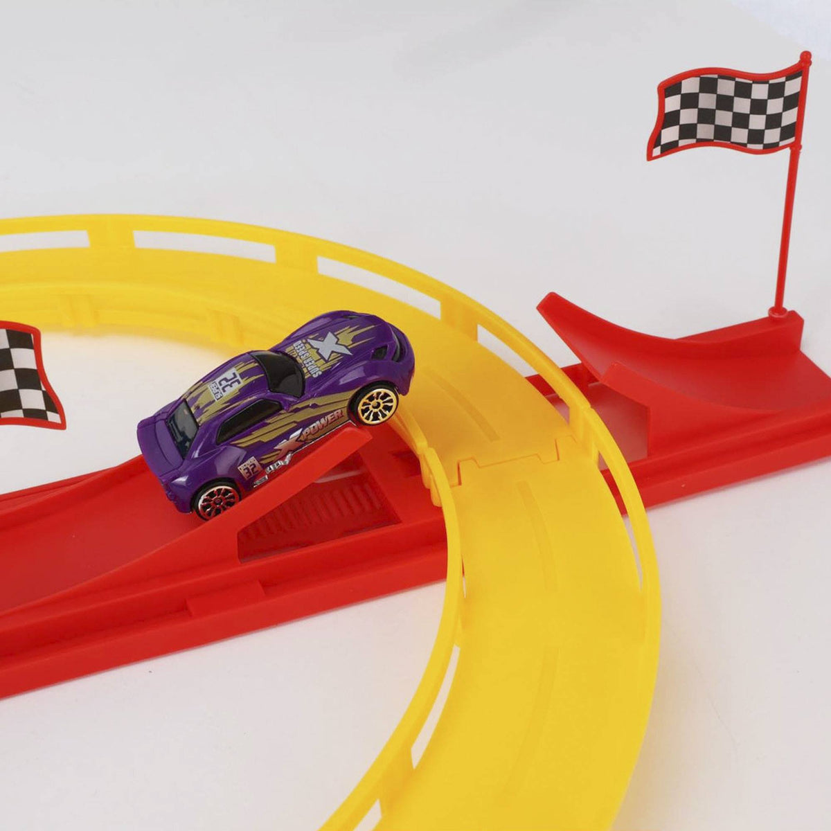 Juguete pista de carreras 130x38x38cm con coches (5)