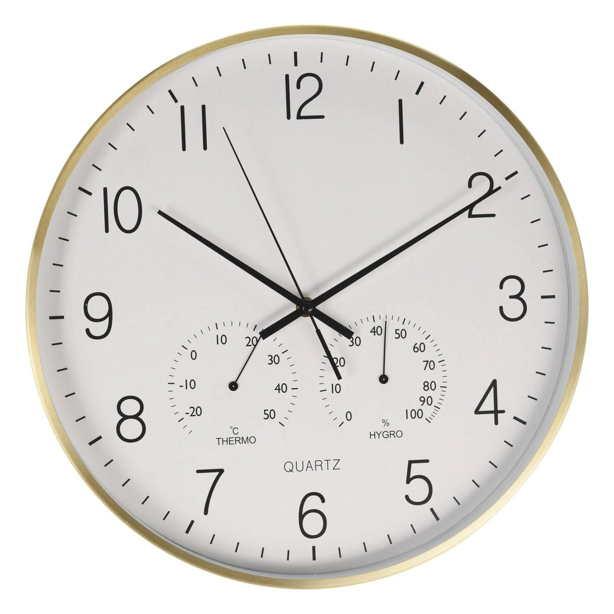 Reloj de pared redondo color blanco Ø38x4,2cm