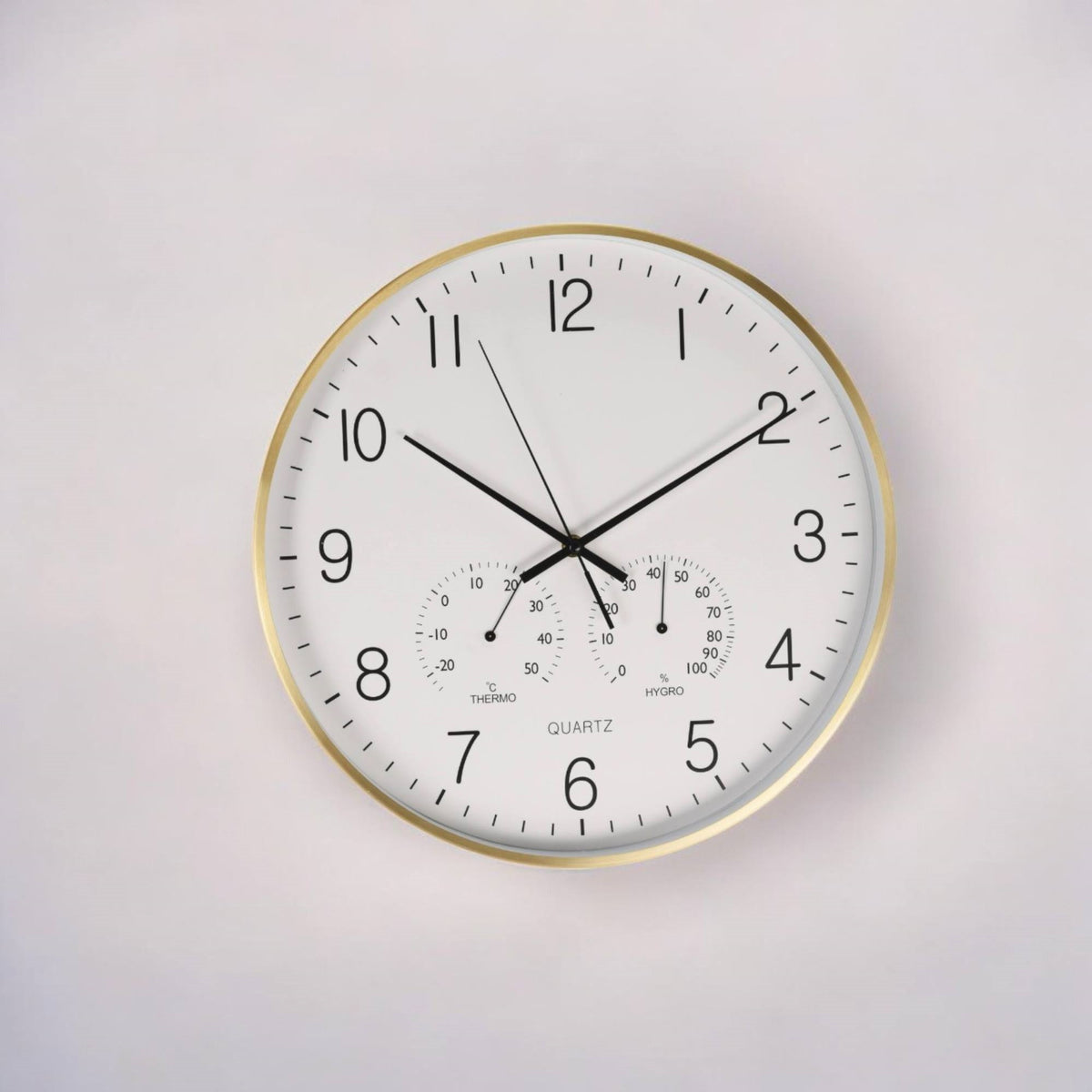 Reloj de pared redondo color blanco Ø38x4,2cm (3)