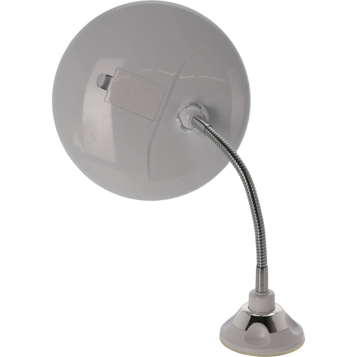 Espejo con soporte LED plateado Ø20,2x40cm (3)