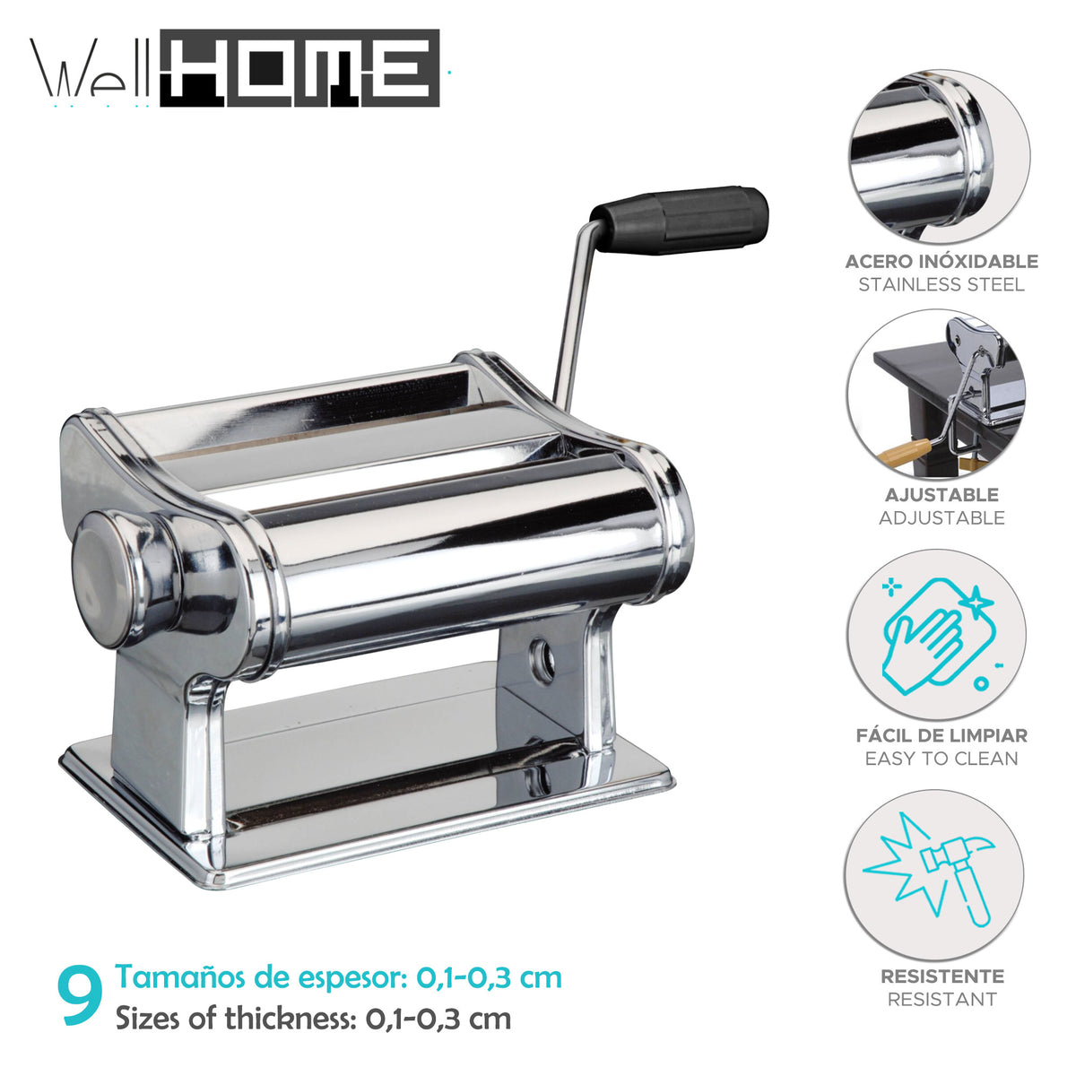 Máquina para pasta de acero inoxidable (2)