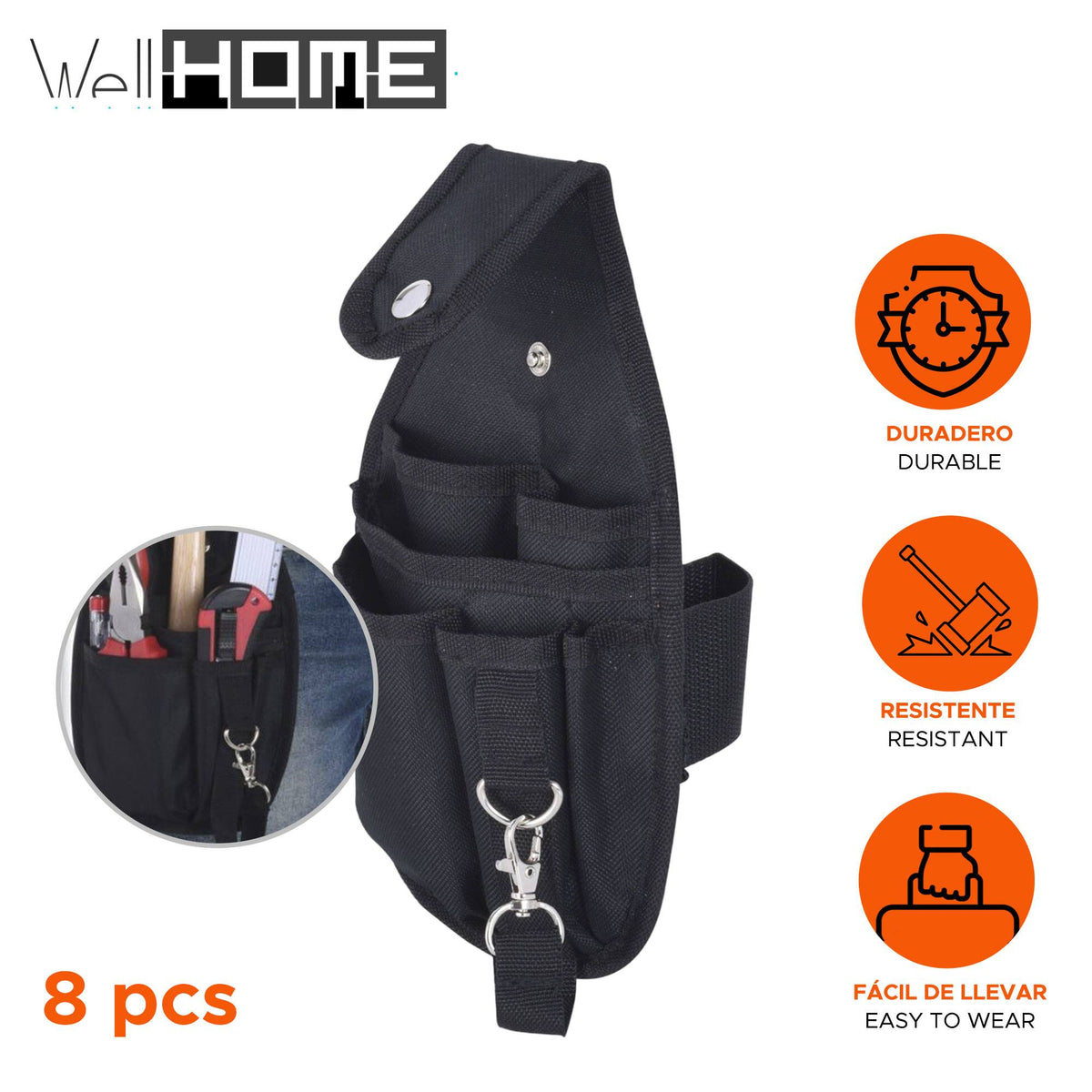 Juego 7 herramientas con bolsa de herramientas (2)