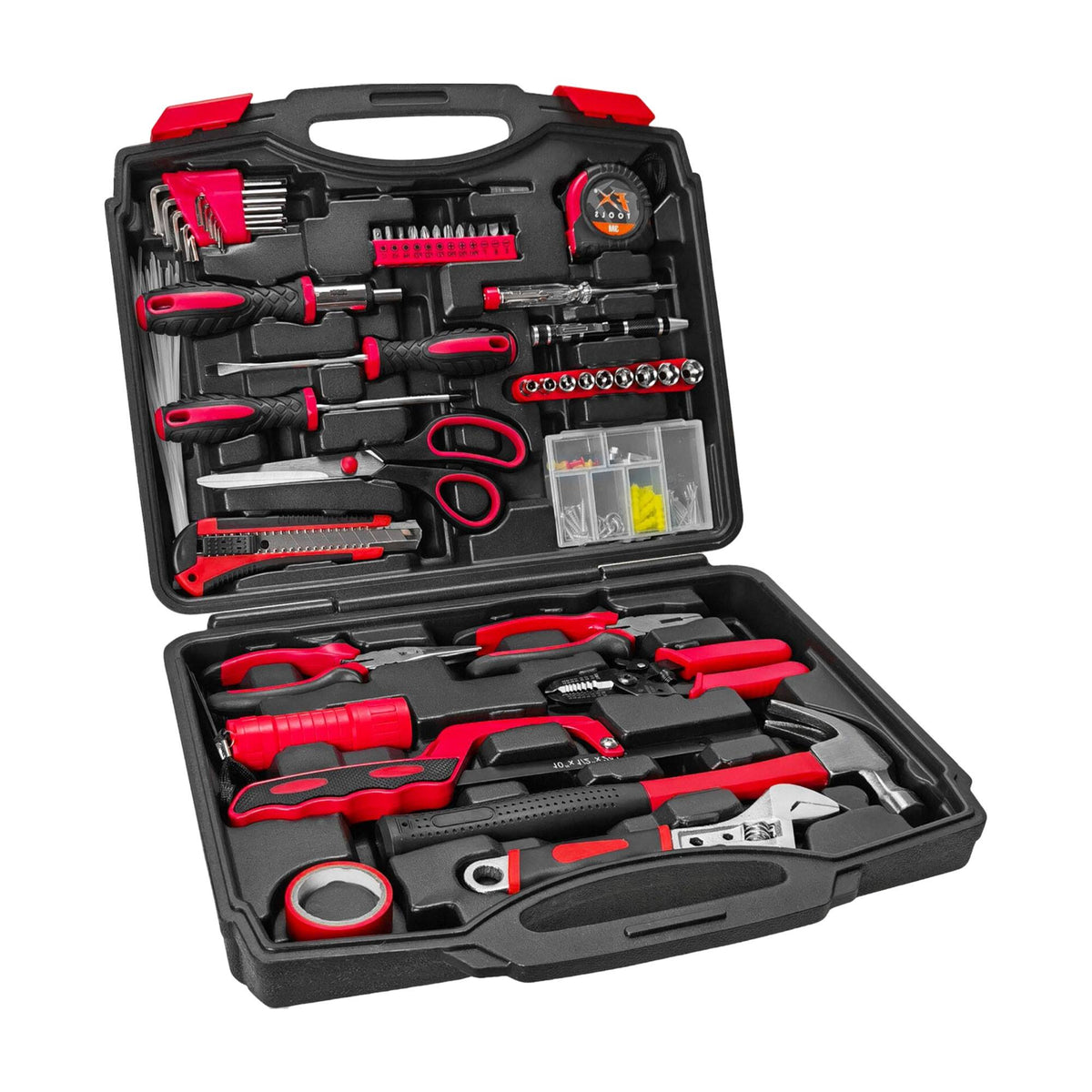 Kit 169 pzs herramientas con estuche negro