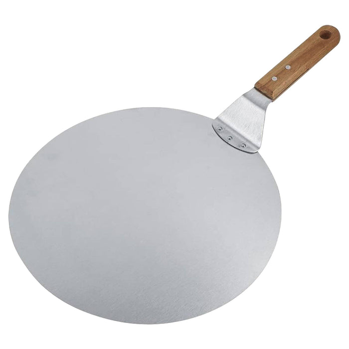 Bandeja para pizza con mango de madera Ø30,5cm