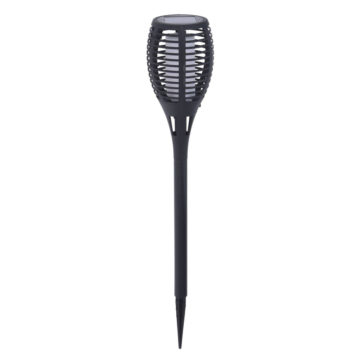 Lámpara solar de jardín Flame con LED H.78cm