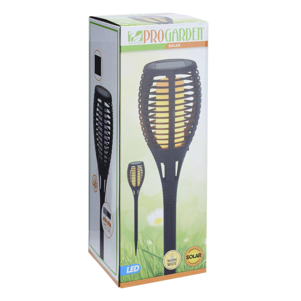 Lámpara solar de jardín Flame con LED H.78cm (3)