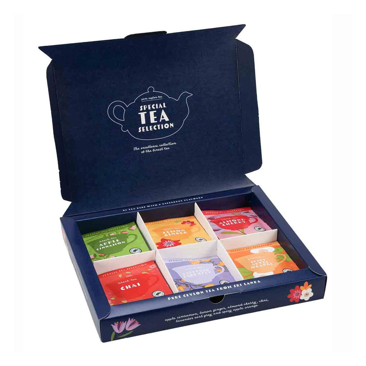 Set de té con 24 bolsitas sabores y aromas variados (3)