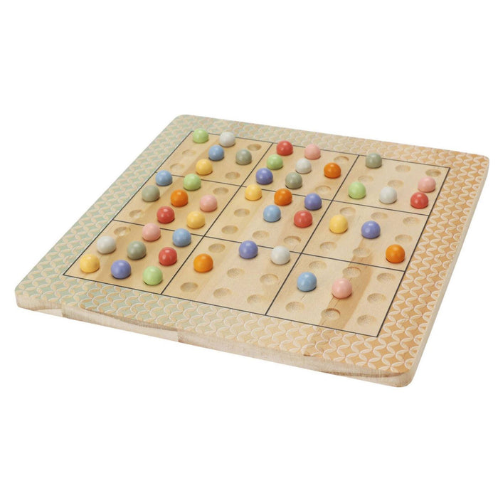 Juego desafío Sudoku en madera con bolsa de algodón