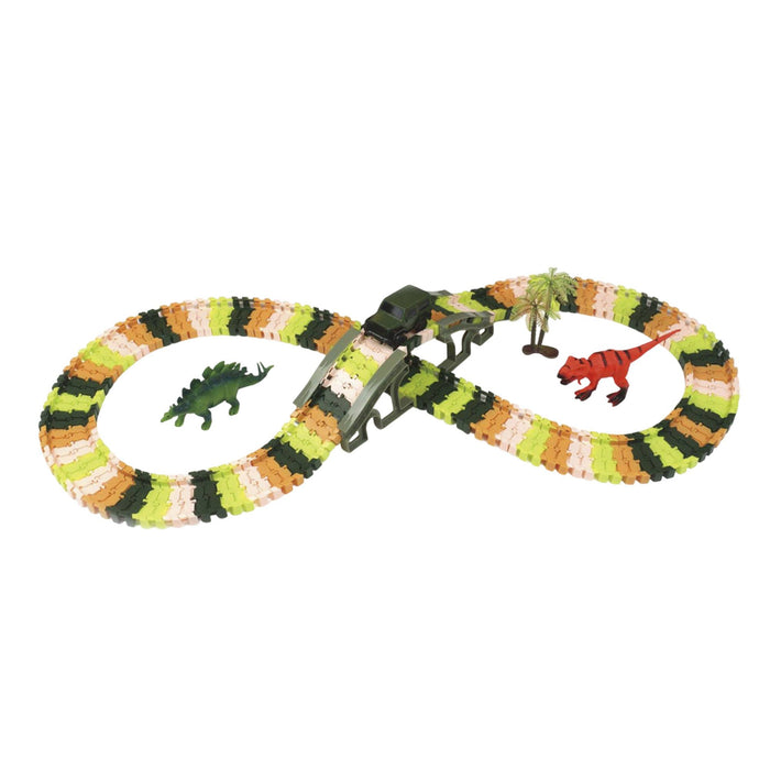 Set pista de carreras Dino de juguete en PP y ABS