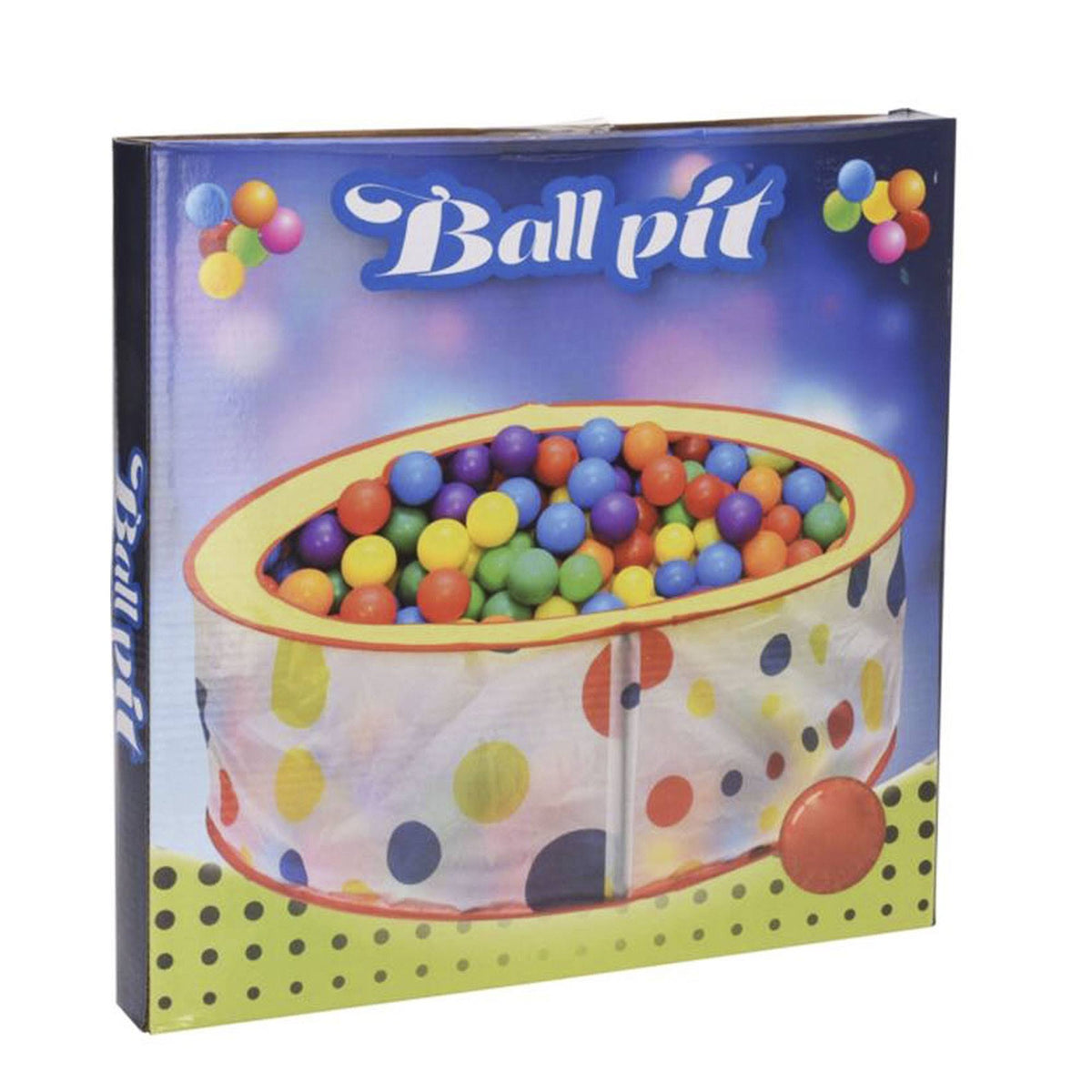 Piscina de bolas Pop-Up poliéster Ø83x30cm (3)