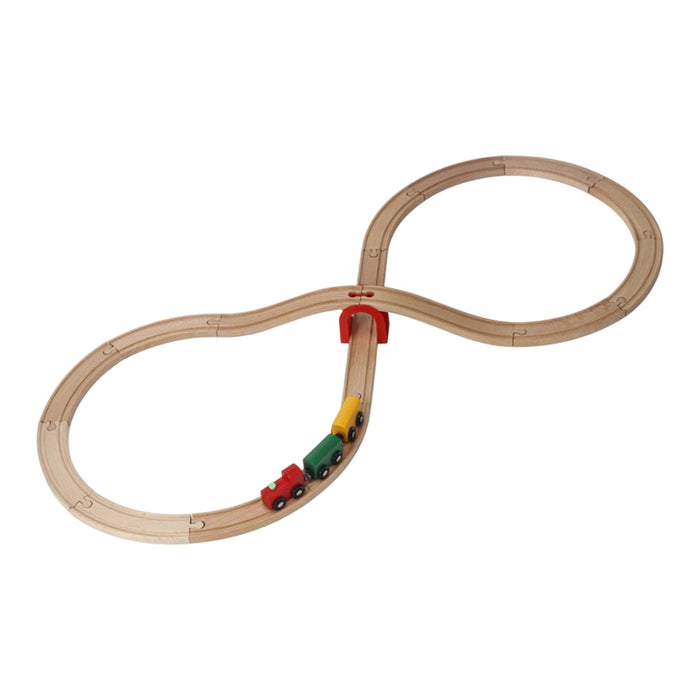 Juego tren de madera 20 piezas