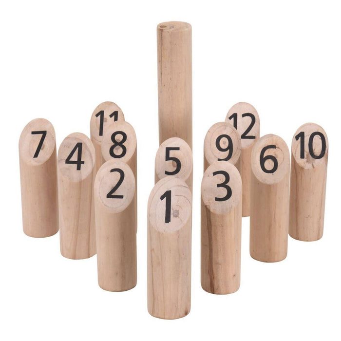 Juego Kubb Set de madera 13 pzs