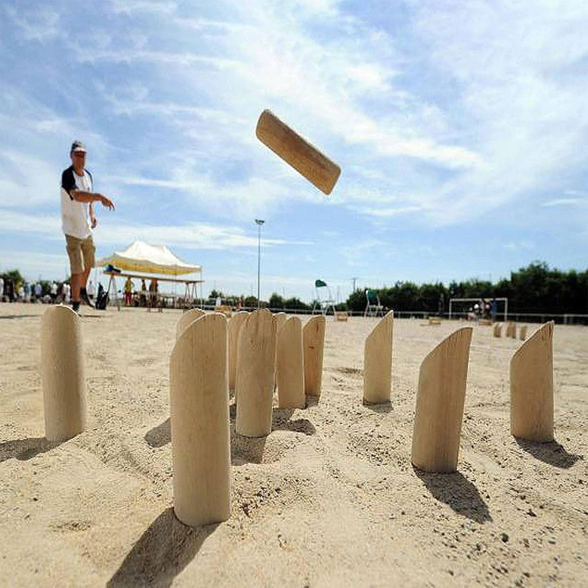 Juego Kubb Set de madera 13 pzs (4)